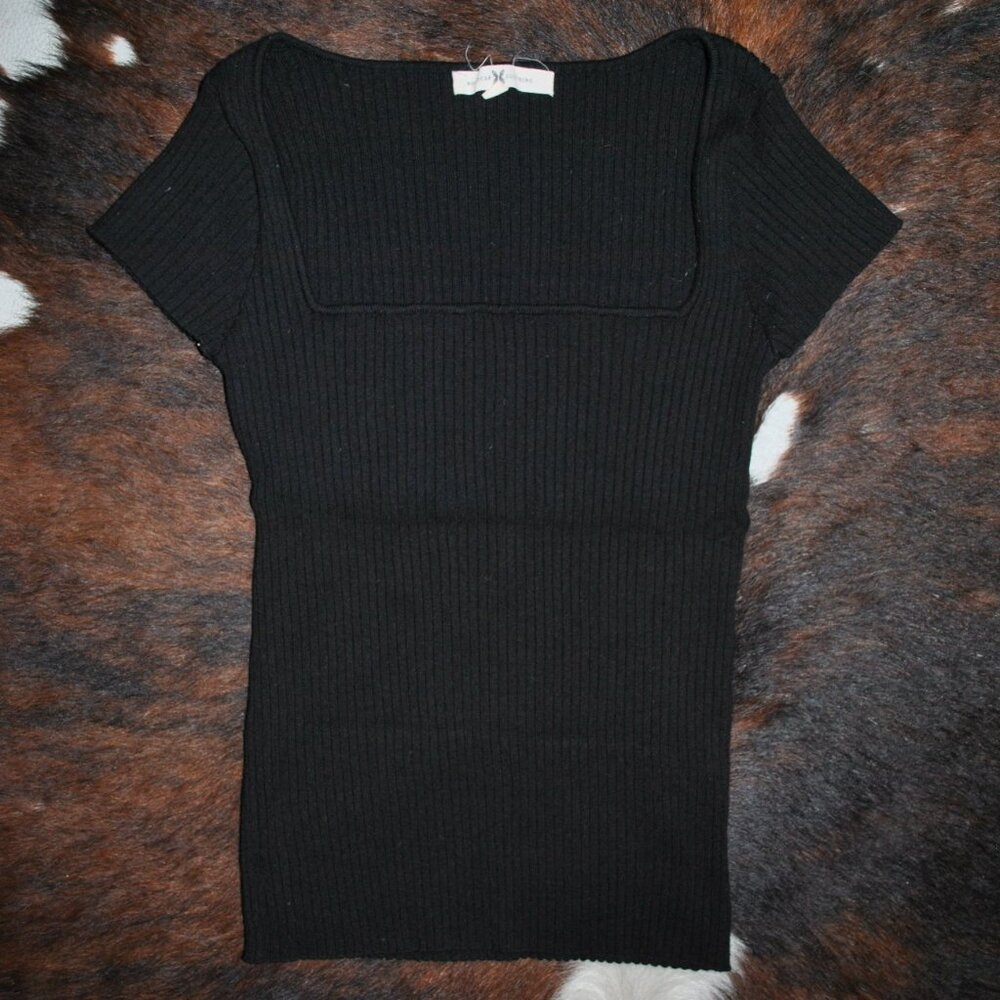 Y2K Ribbed Top - Picture 4 of 4